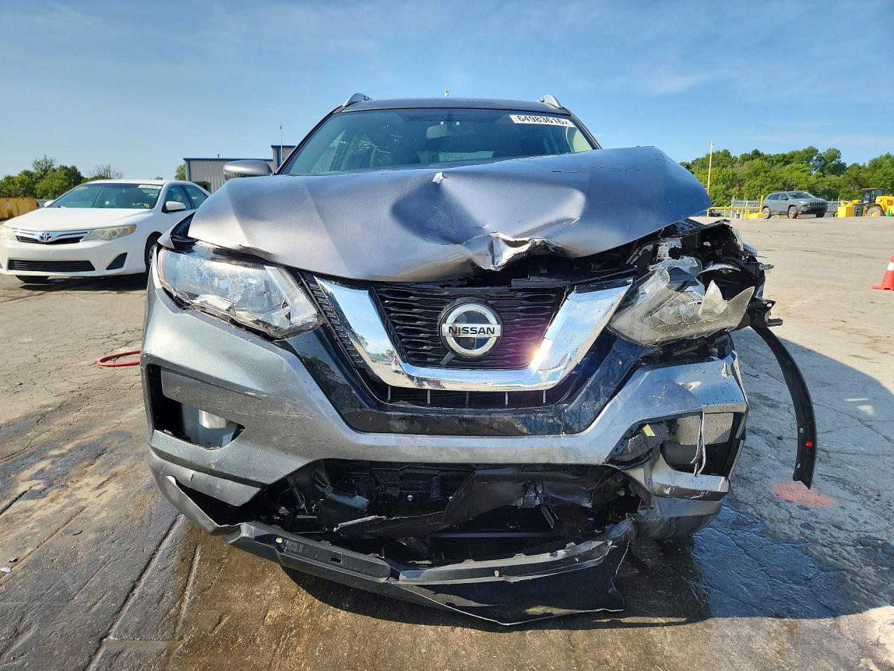 2018 Nissan Rogue Sv Gray vin: KNMAT2MV1JP603321
