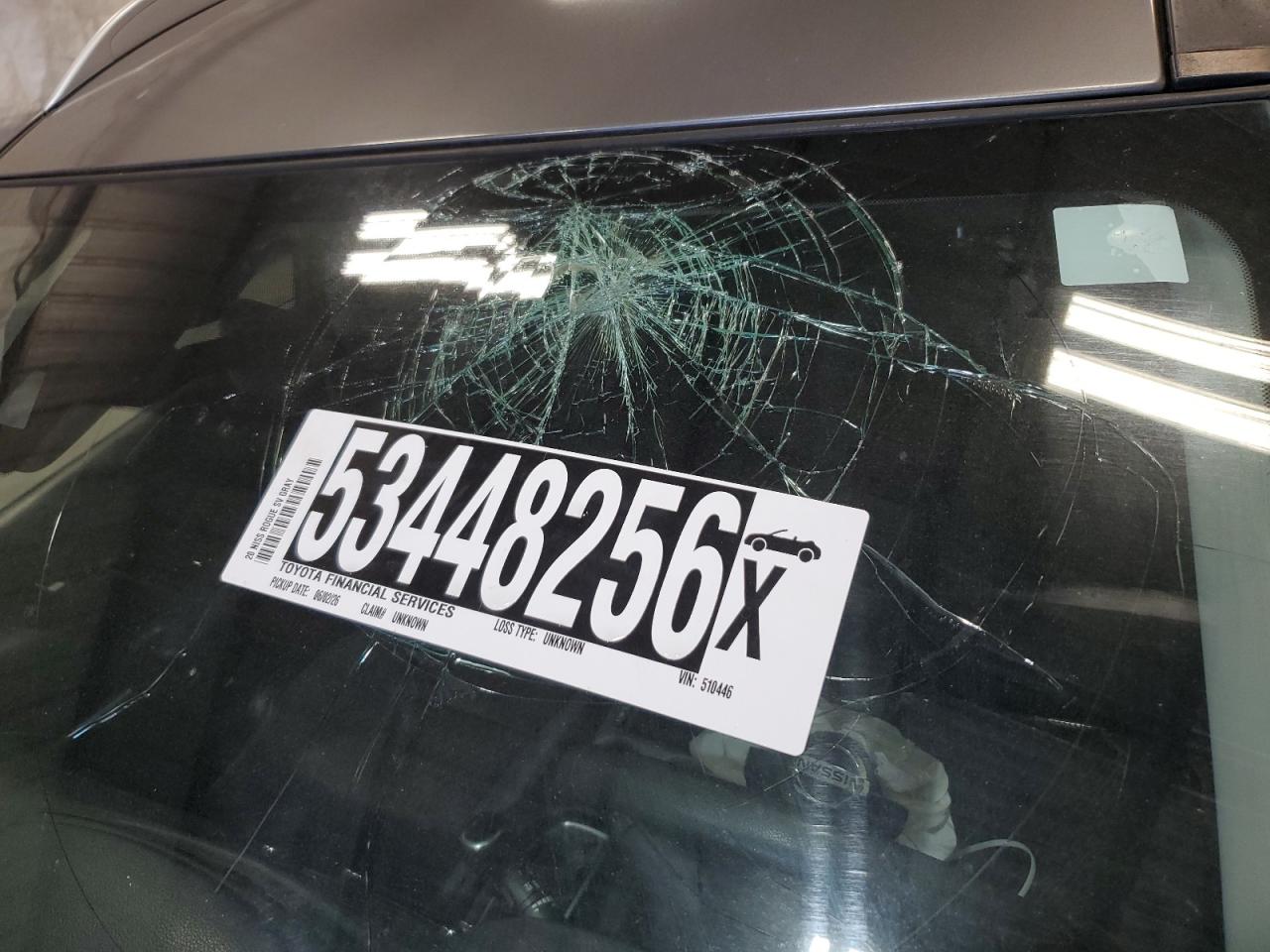 2020 Nissan Rogue Sv Gray vin: KNMAT2MV1LP510446 Damage: Windshield, Broken, Replacement Required