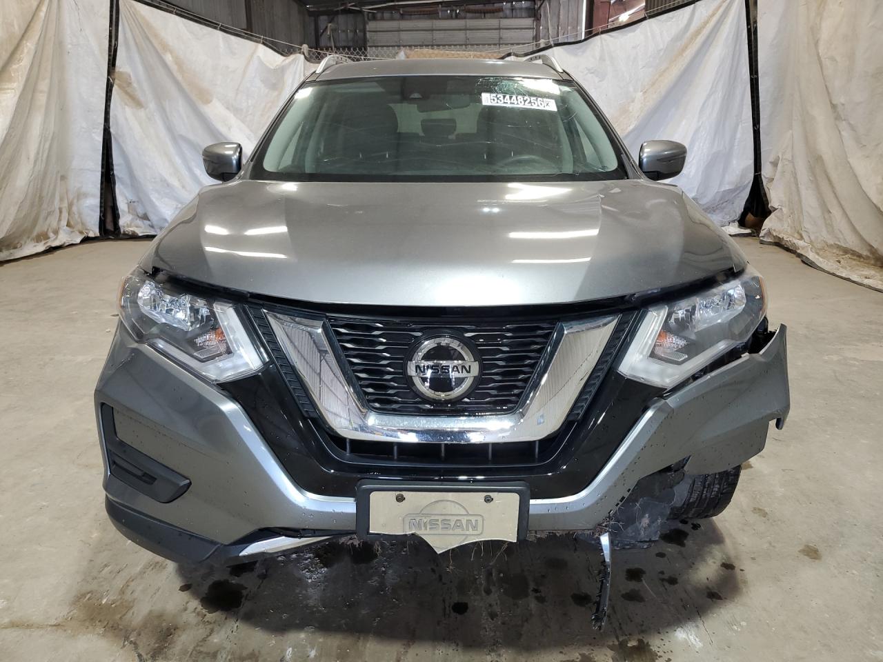2020 Nissan Rogue Sv Gray vin: KNMAT2MV1LP510446 Damage: Front Bumper Molding, Broken, Replacement Required