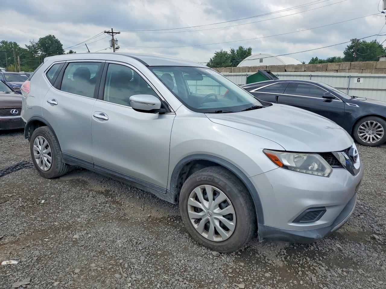 2015 Nissan Rogue S Silver vin: KNMAT2MV2FP504045