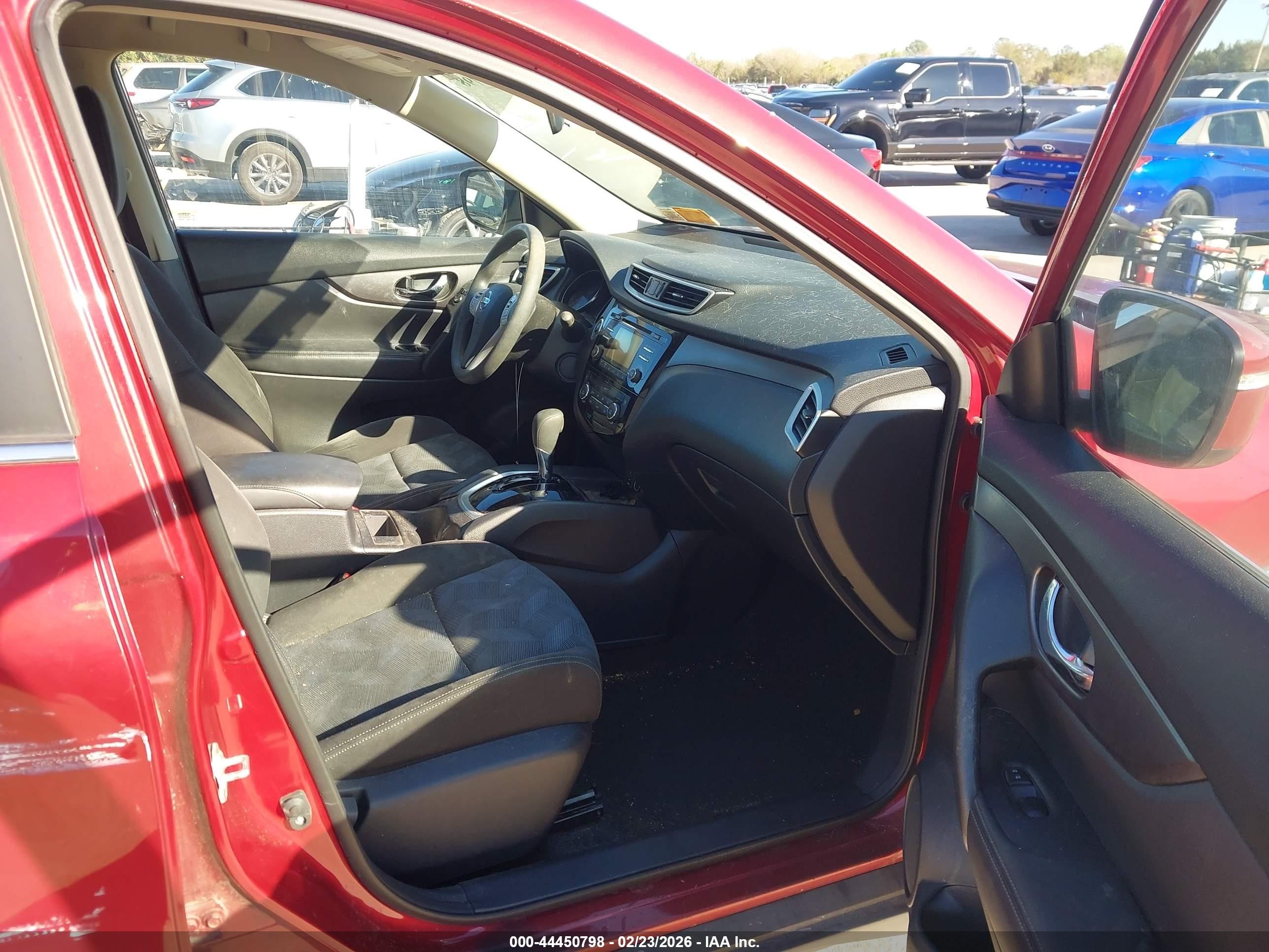 2015 Nissan Rogue Sv Red vin: KNMAT2MV2FP507608