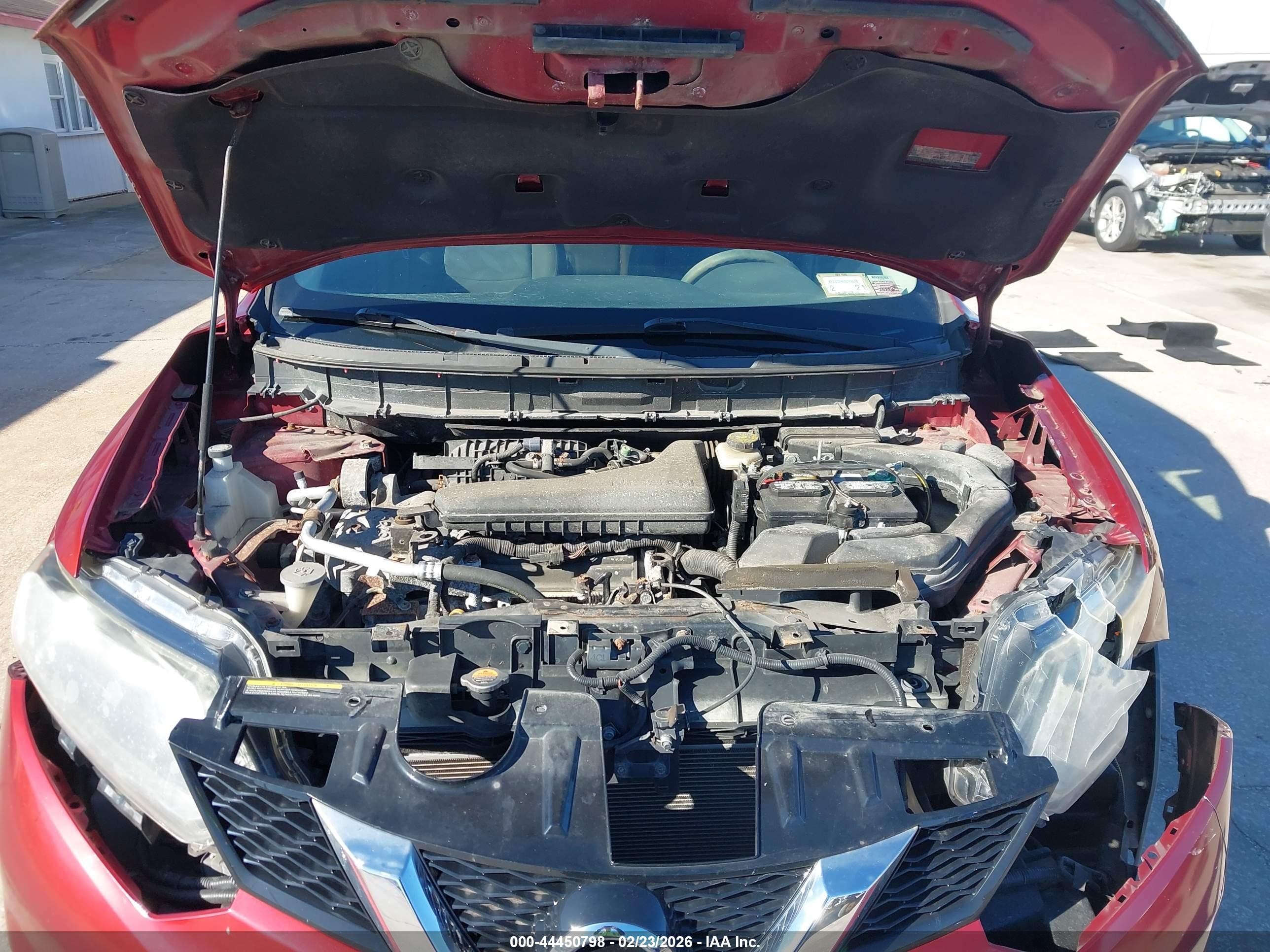 2015 Nissan Rogue Sv Red vin: KNMAT2MV2FP507608