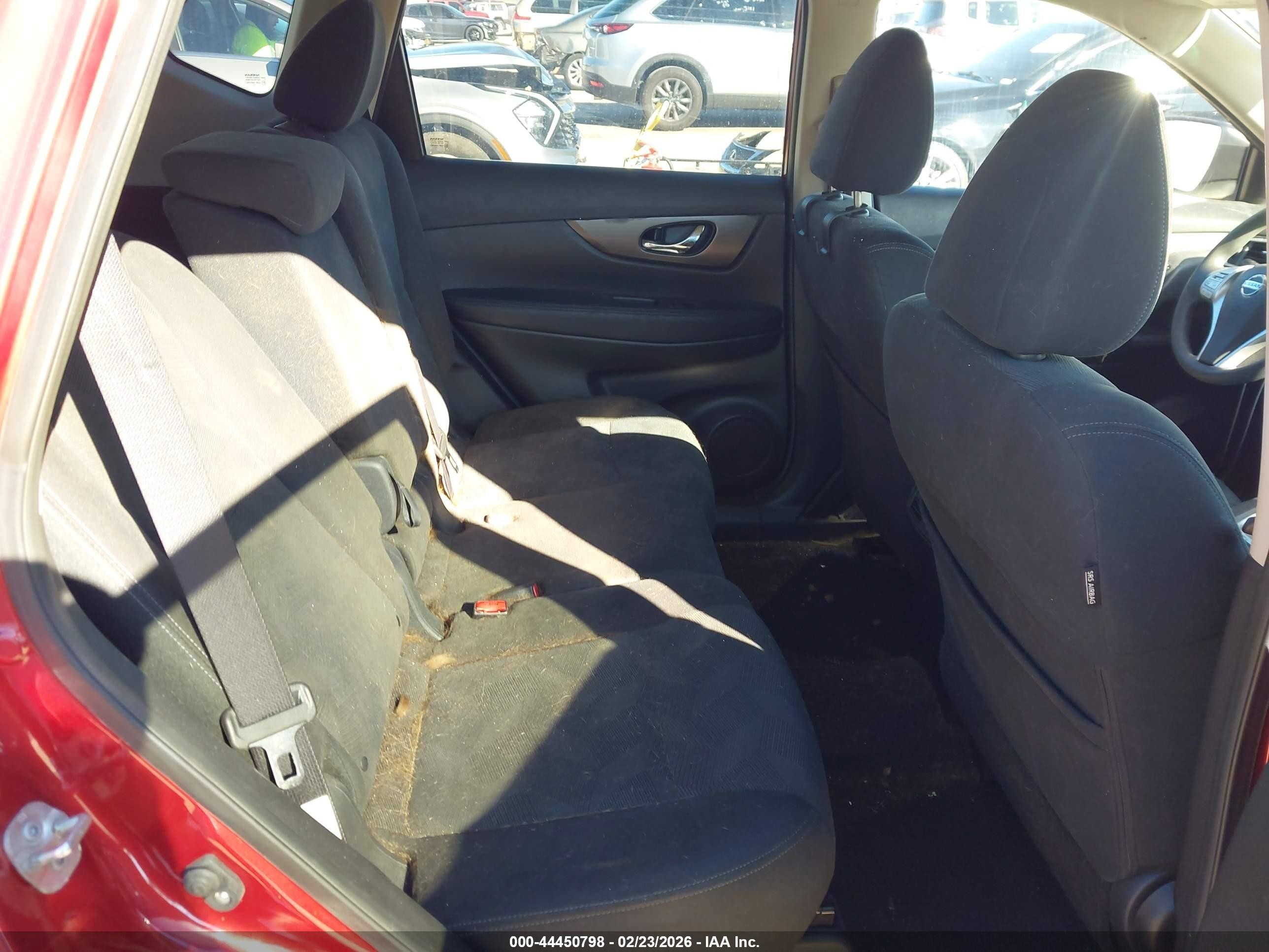 2015 Nissan Rogue Sv Red vin: KNMAT2MV2FP507608