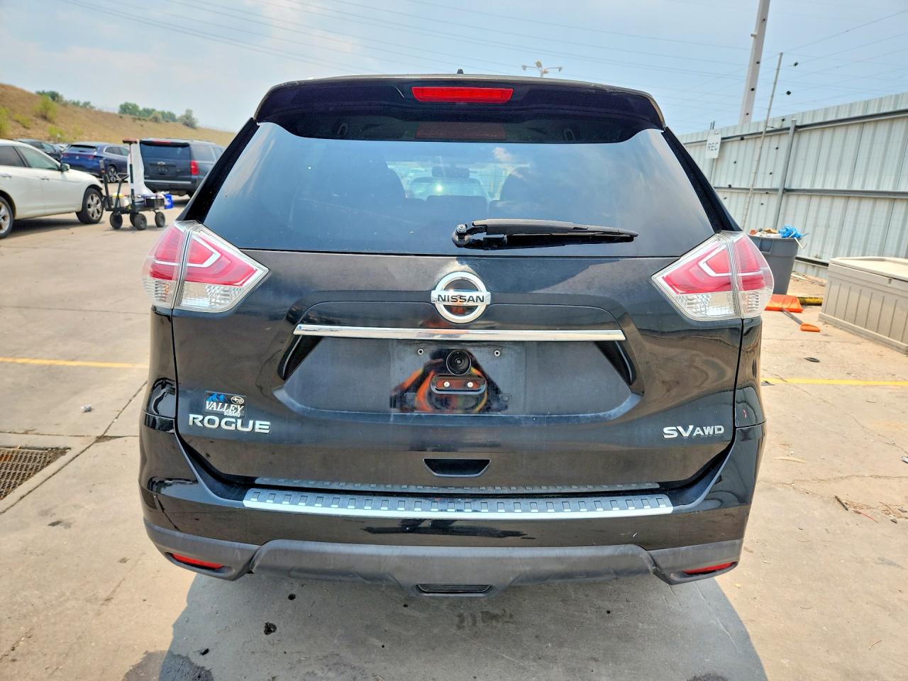 2015 Nissan Rogue Sv Black vin: KNMAT2MV2FP513716
