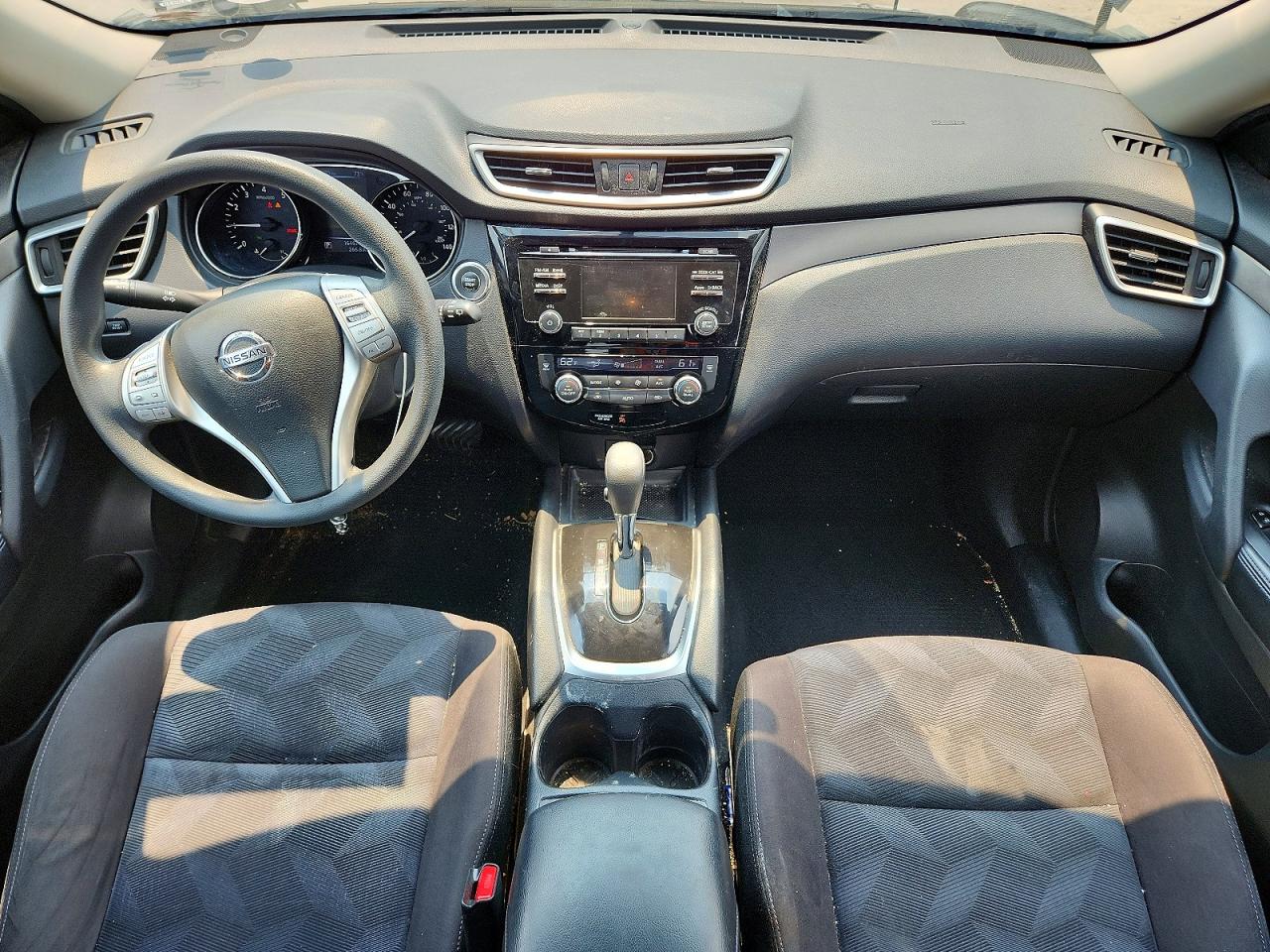 2015 Nissan Rogue Sv Black vin: KNMAT2MV2FP513716