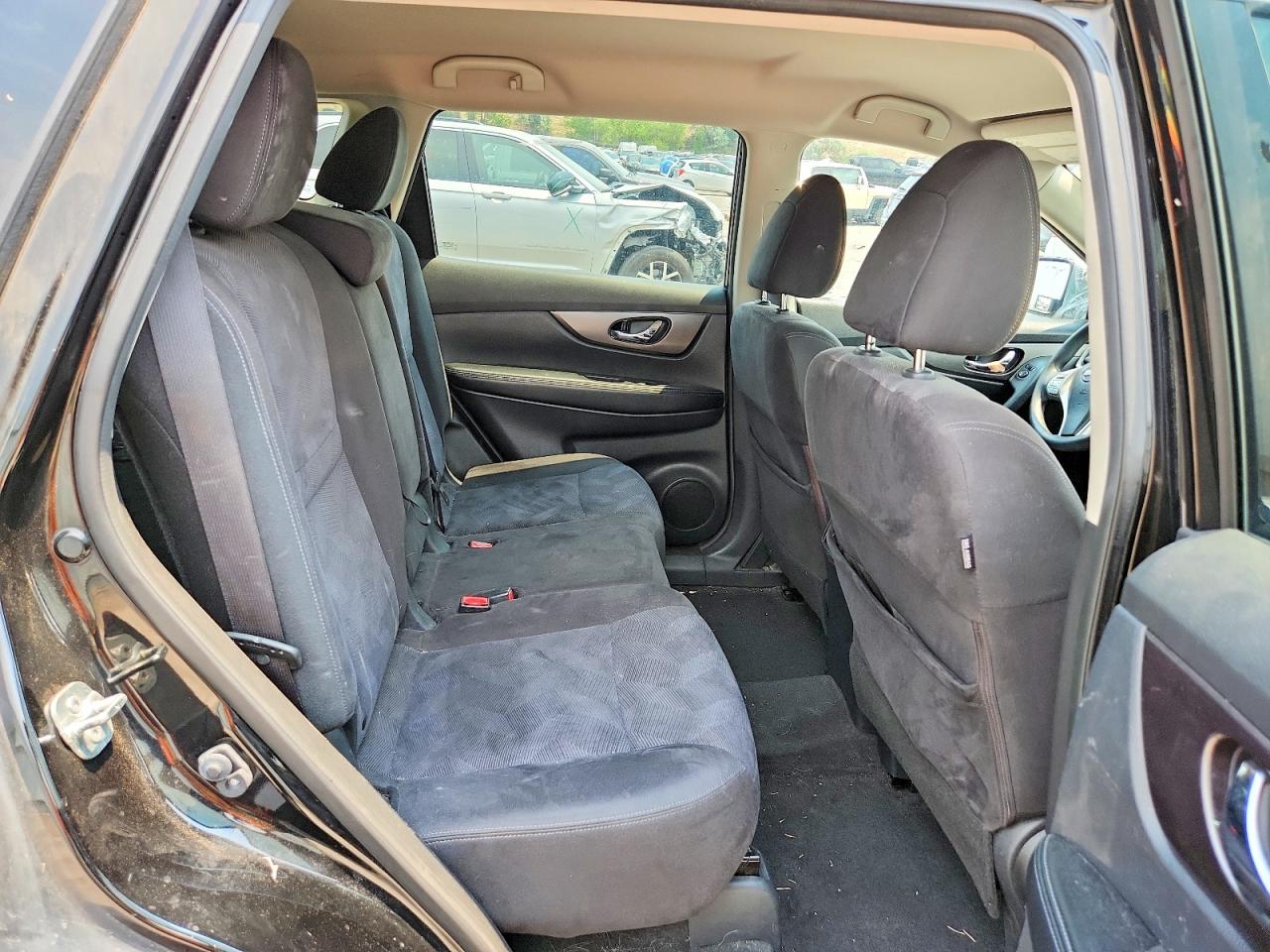 2015 Nissan Rogue Sv Black vin: KNMAT2MV2FP513716