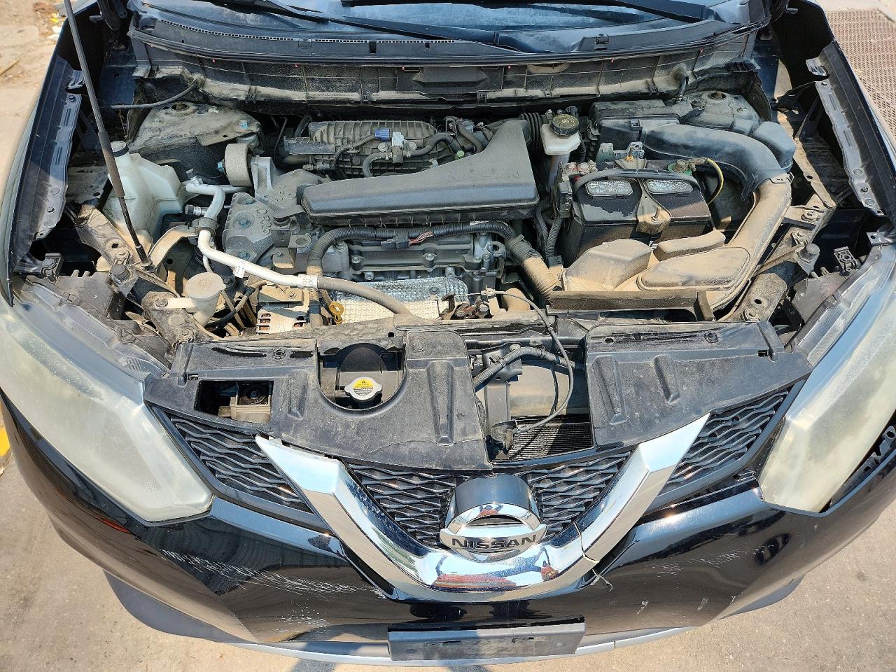 2015 Nissan Rogue Sv Black vin: KNMAT2MV2FP513716
