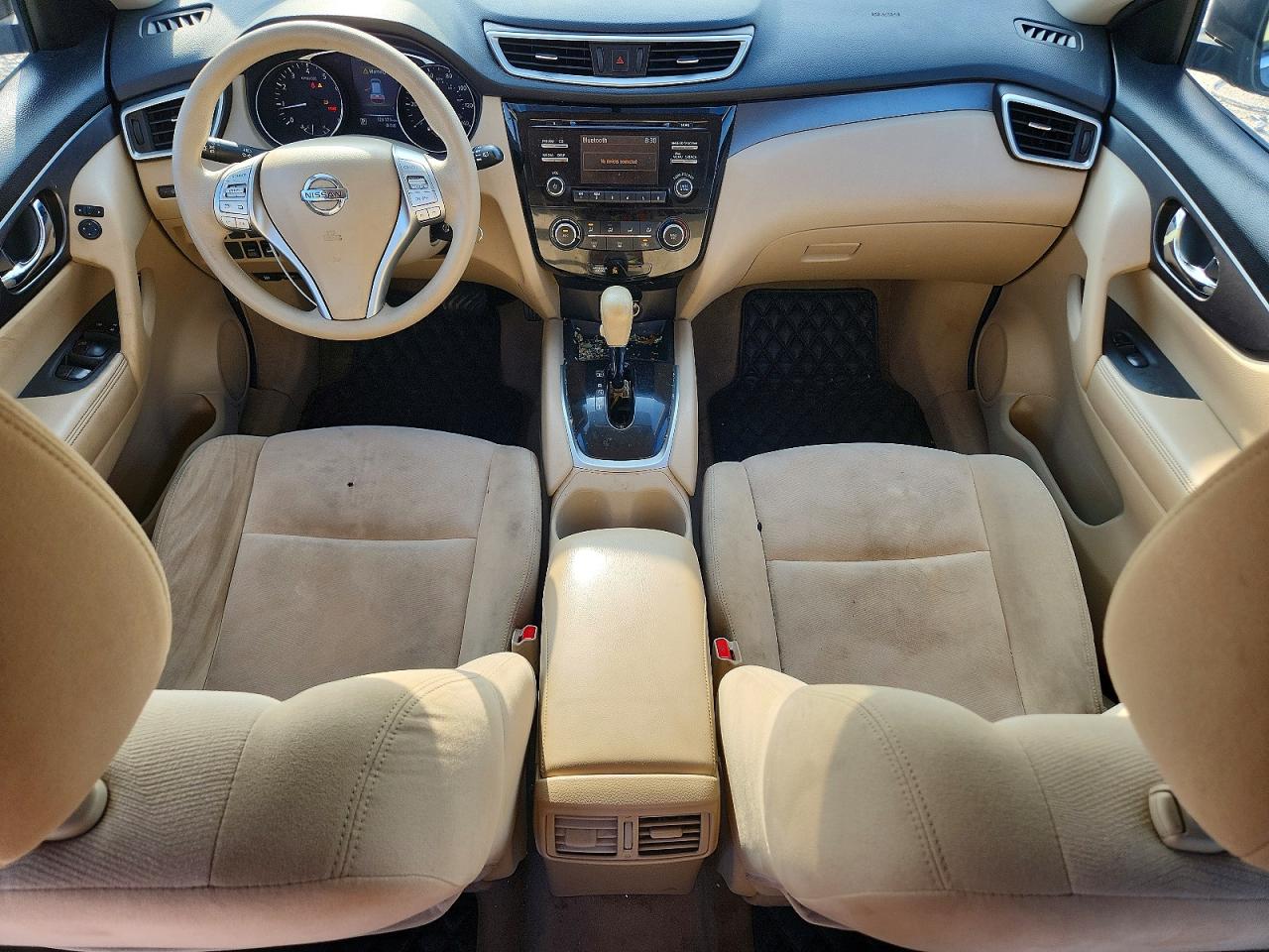 2015 Nissan Rogue S Gray vin: KNMAT2MV2FP521542