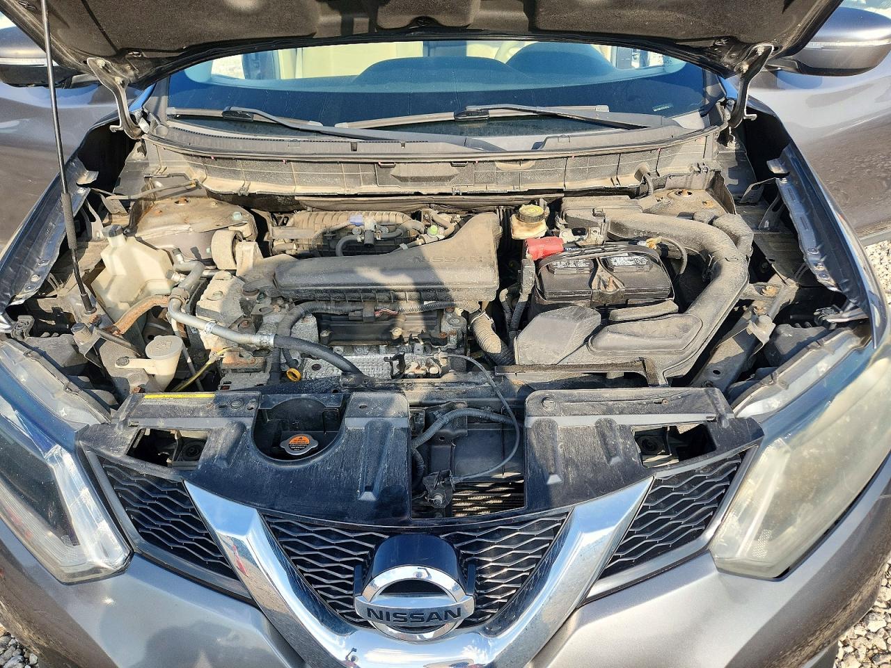 2015 Nissan Rogue S Gray vin: KNMAT2MV2FP521542
