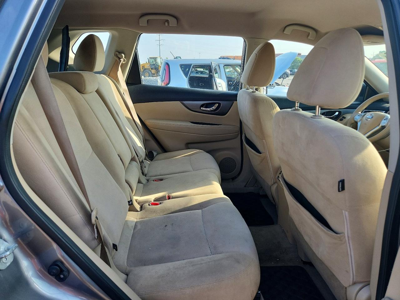 2015 Nissan Rogue S Gray vin: KNMAT2MV2FP521542