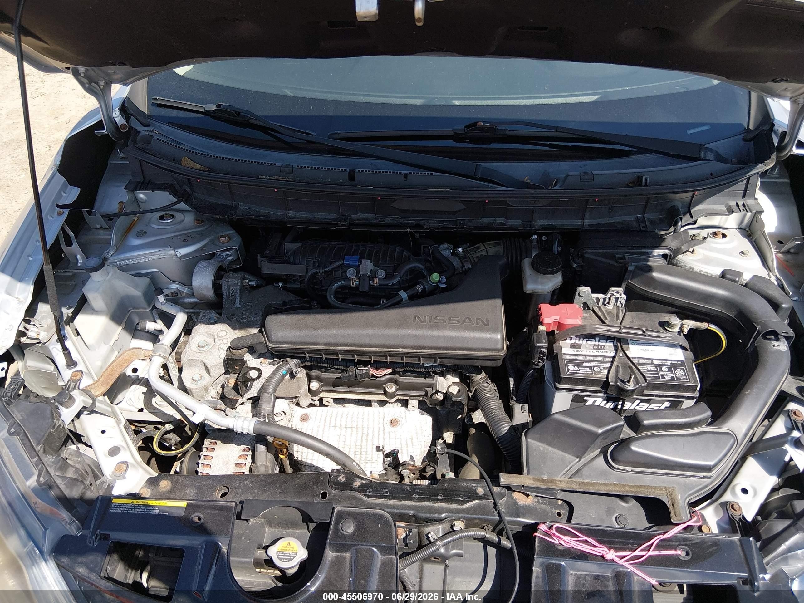 2015 Nissan Rogue S Silver vin: KNMAT2MV2FP531133