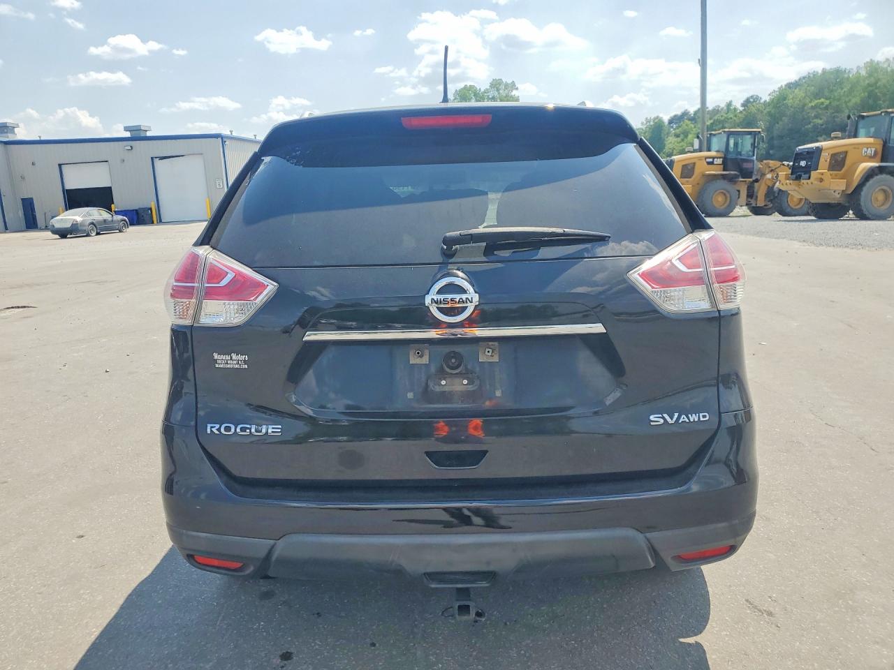 2015 Nissan Rogue Sv Black vin: KNMAT2MV2FP536431