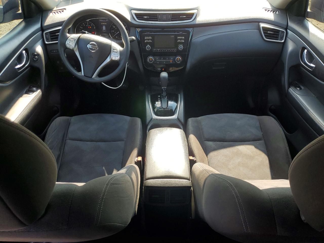 2015 Nissan Rogue S Черный vin: KNMAT2MV2FP537868