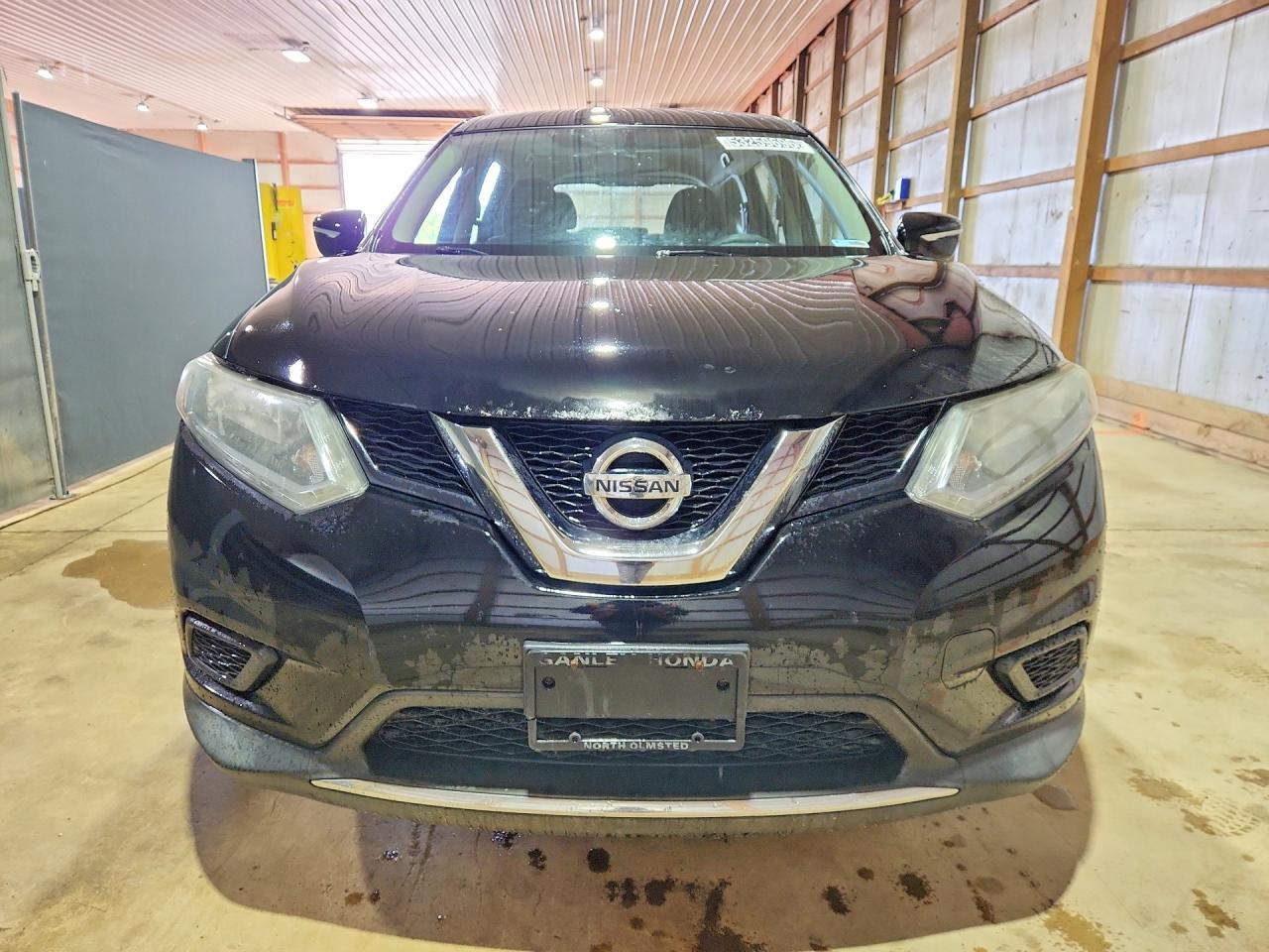 2015 Nissan Rogue S Black vin: KNMAT2MV2FP537921