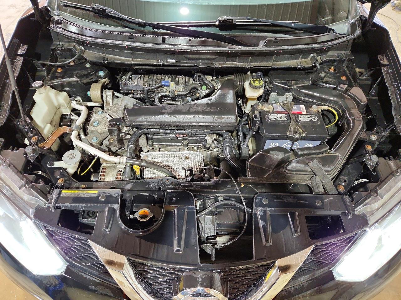 2015 Nissan Rogue S Black vin: KNMAT2MV2FP537921