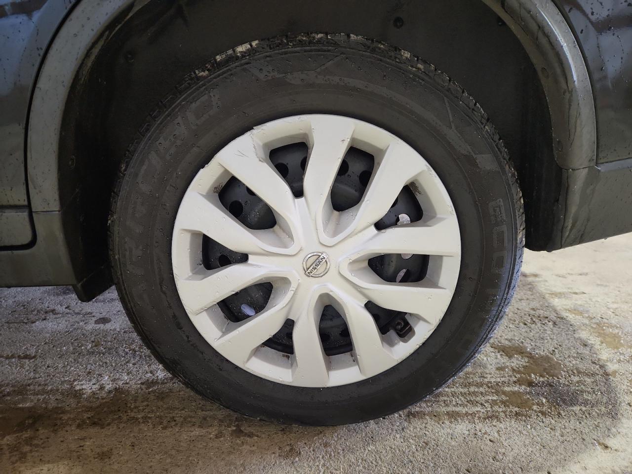 2015 Nissan Rogue S Black vin: KNMAT2MV2FP537921 Damage: Left Rear Wheel Cover, Multiple Scratches Light, 5