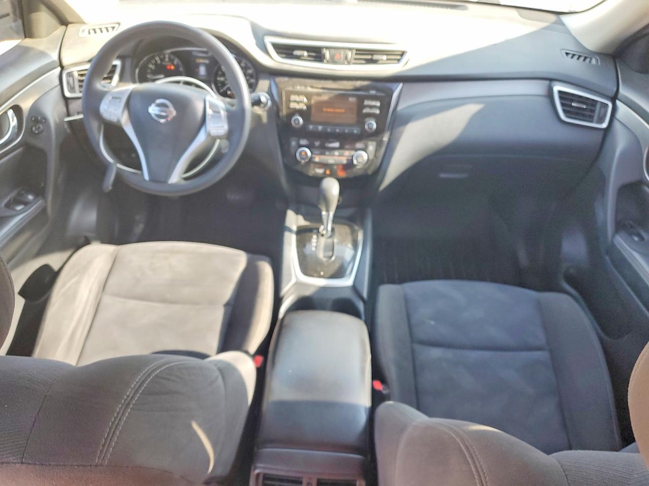2015 Nissan Rogue Sv Gray vin: KNMAT2MV2FP543055