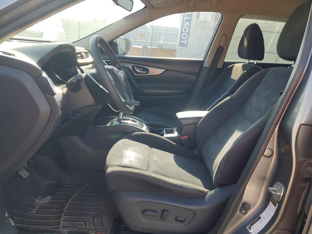 2015 Nissan Rogue Sv Gray vin: KNMAT2MV2FP543055