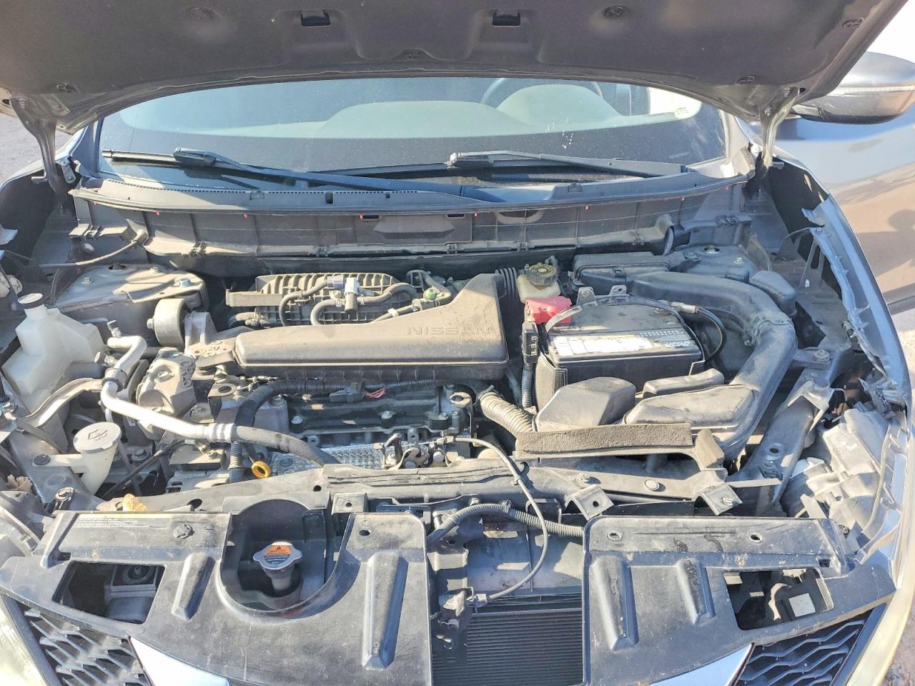 2015 Nissan Rogue Sv Gray vin: KNMAT2MV2FP543055