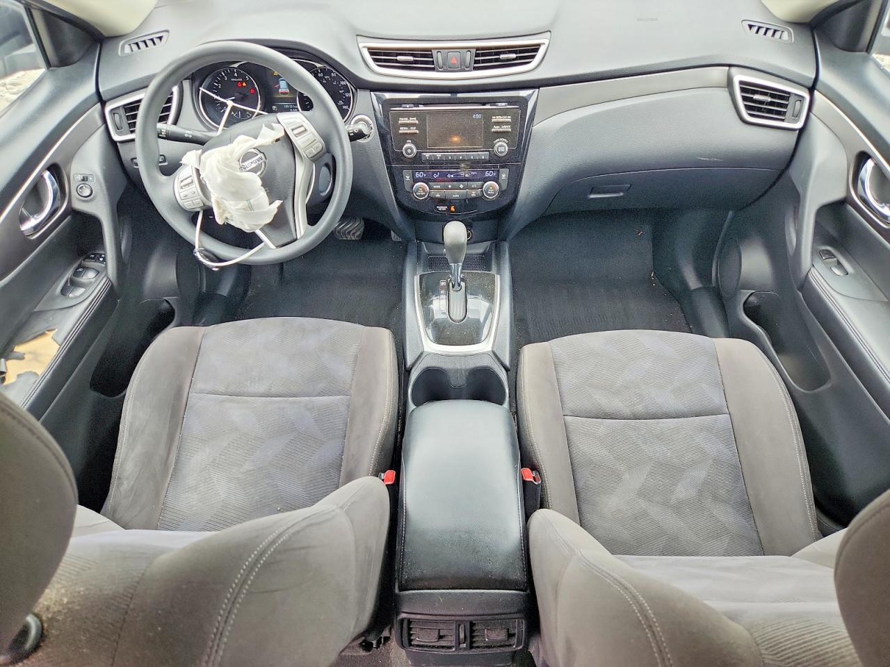 2015 Nissan Rogue Sv White vin: KNMAT2MV2FP545355