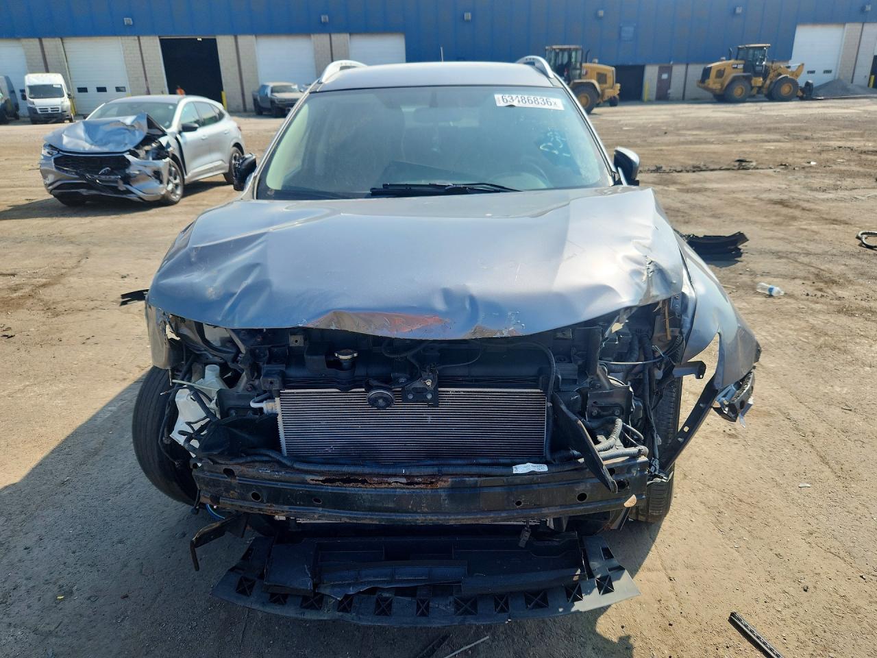 2016 Nissan Rogue Sv Серебряный vin: KNMAT2MV2GP601182