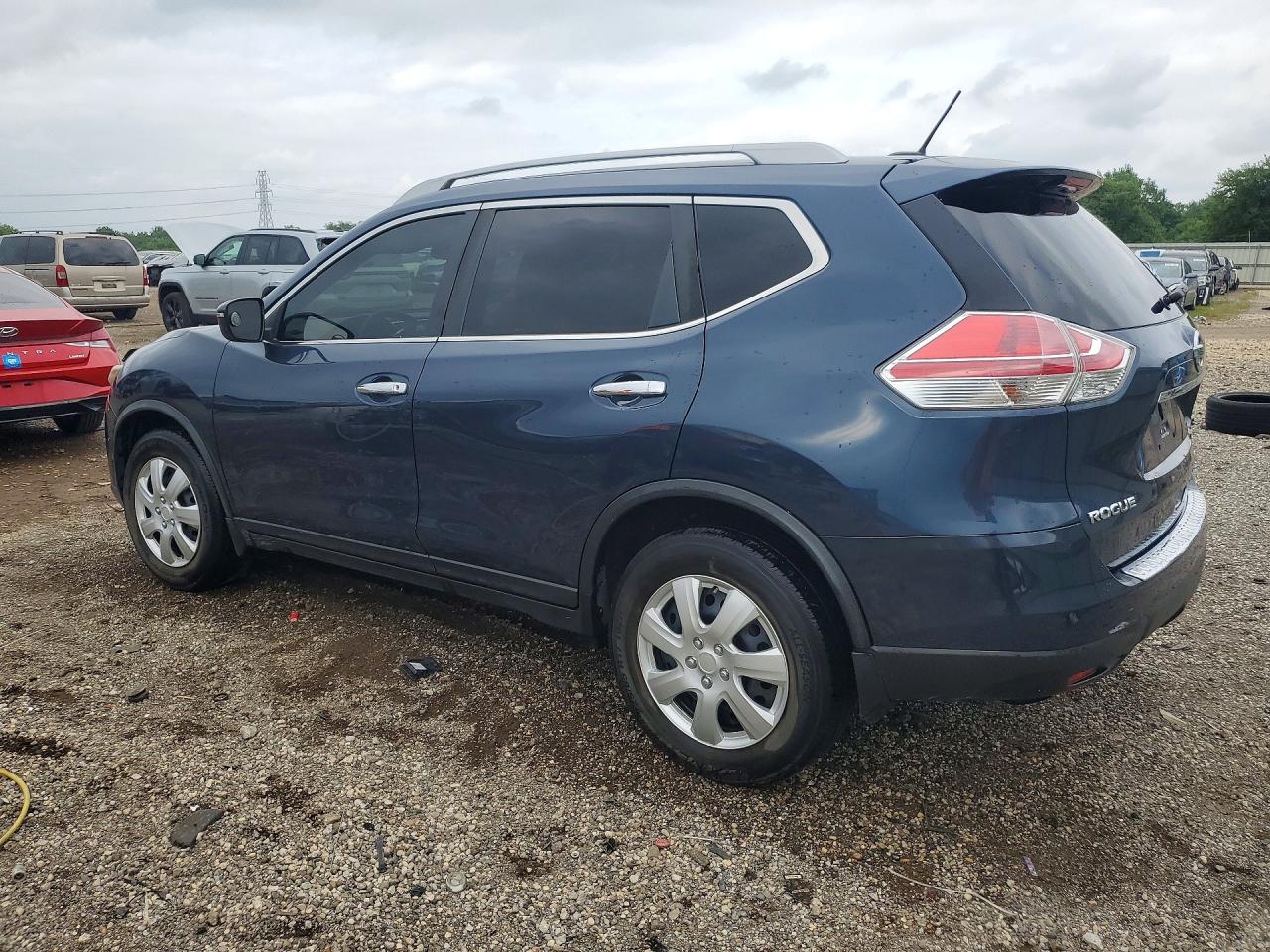 2016 Nissan Rogue S Blue vin: KNMAT2MV2GP617592