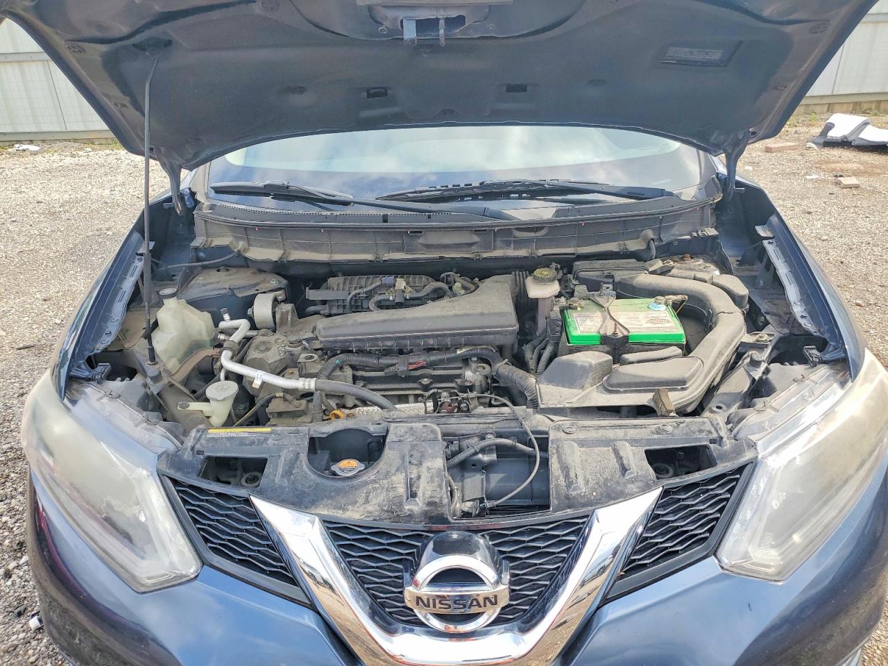 2016 Nissan Rogue S Blue vin: KNMAT2MV2GP617592