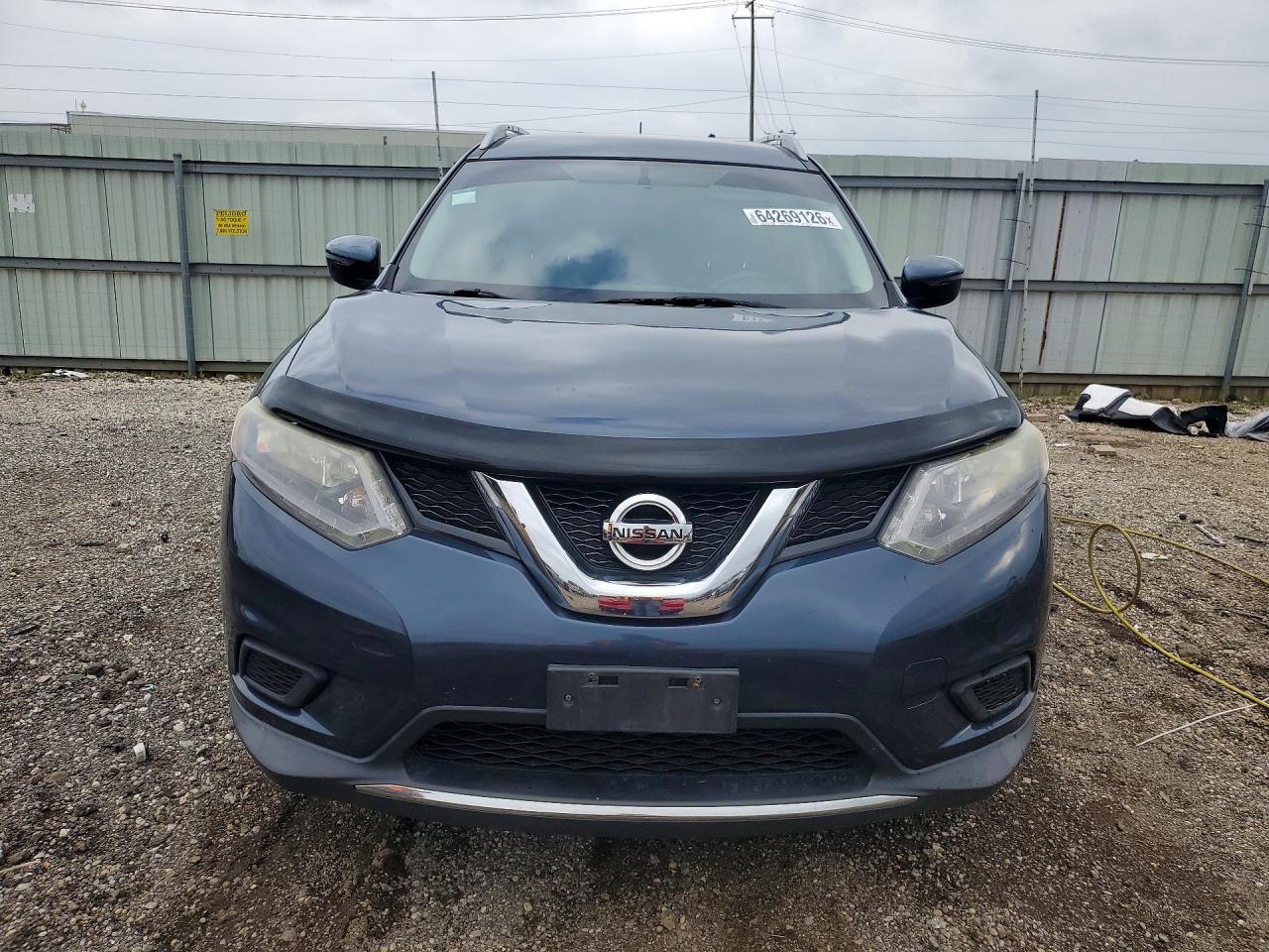 2016 Nissan Rogue S Blue vin: KNMAT2MV2GP617592