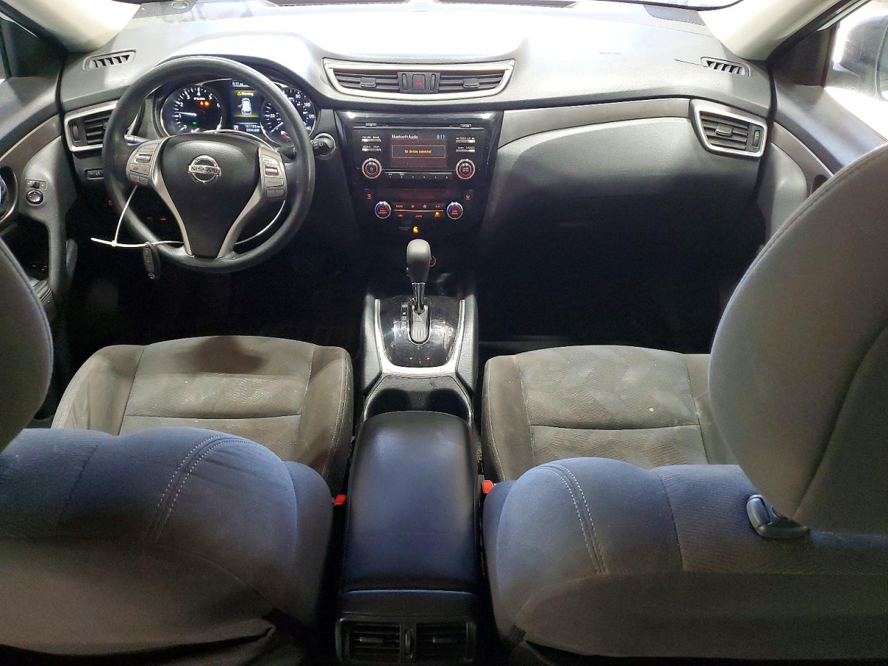 2016 Nissan Rogue Sv White vin: KNMAT2MV2GP673256