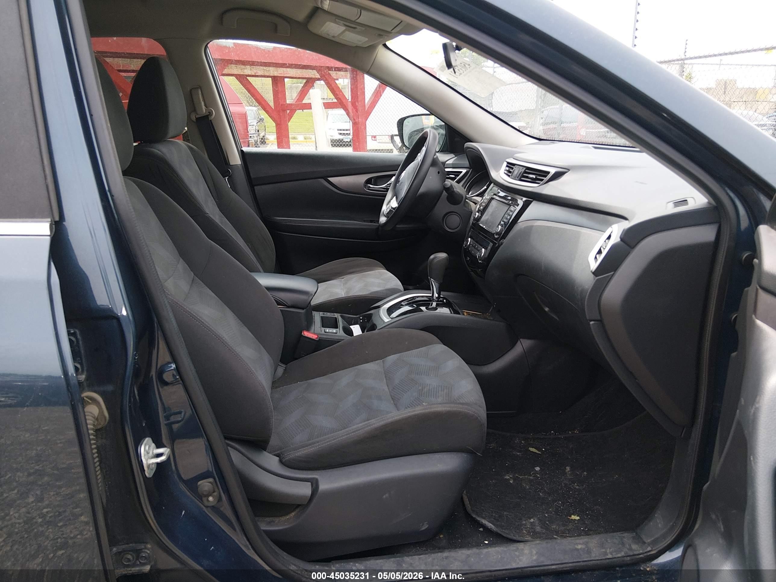 2016 Nissan Rogue Sv Dark Blue vin: KNMAT2MV2GP727719