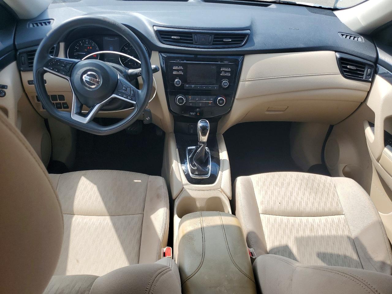 2017 Nissan Rogue S White vin: KNMAT2MV2HP512357