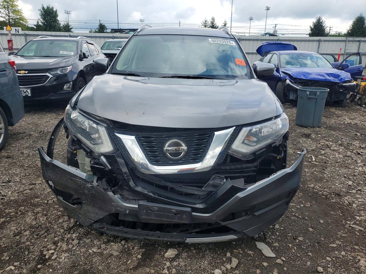 2018 Nissan Rogue S Gray vin: KNMAT2MV2JP608592