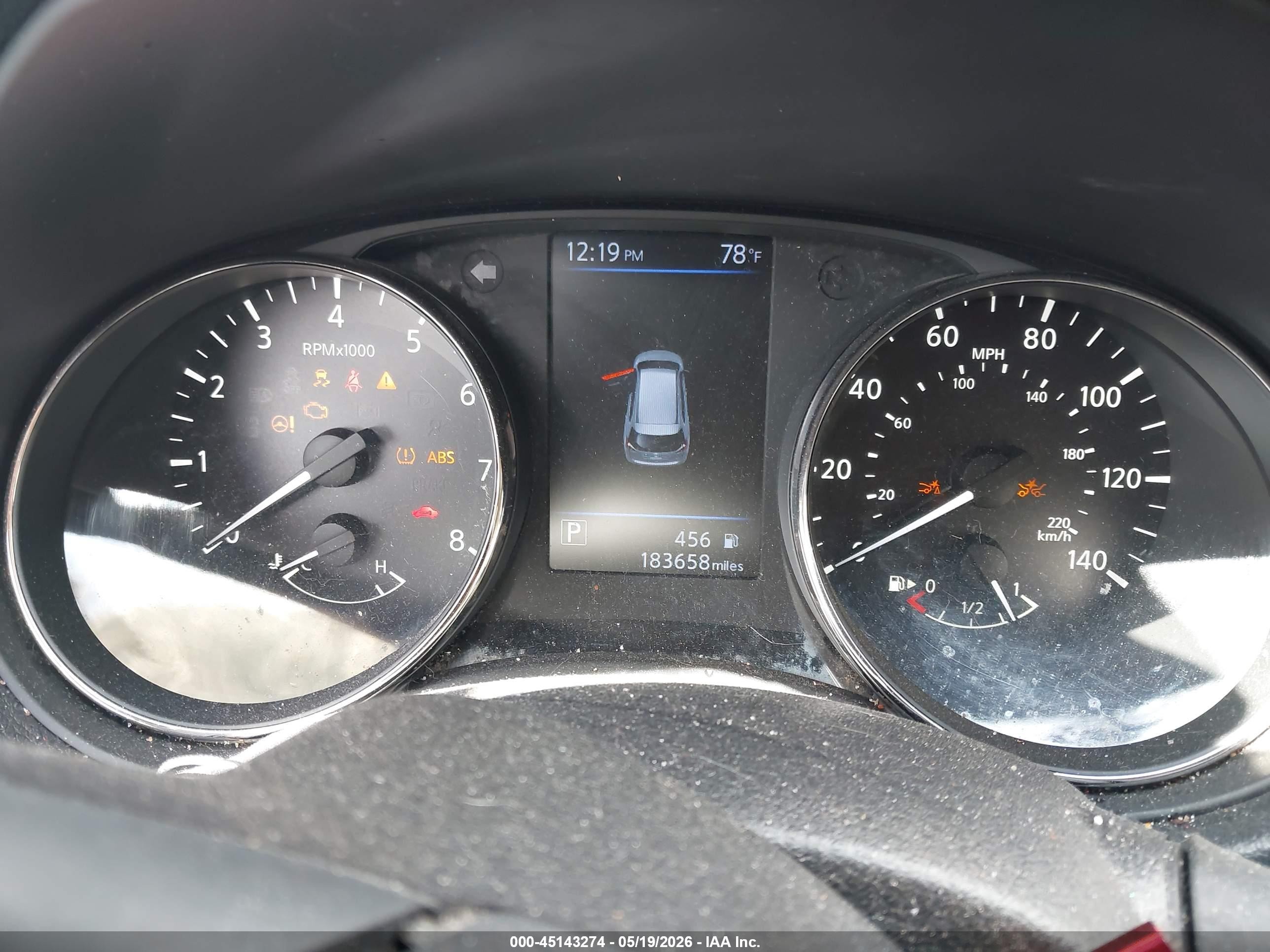 2019 Nissan Rogue Sv Blue vin: KNMAT2MV2KP509854