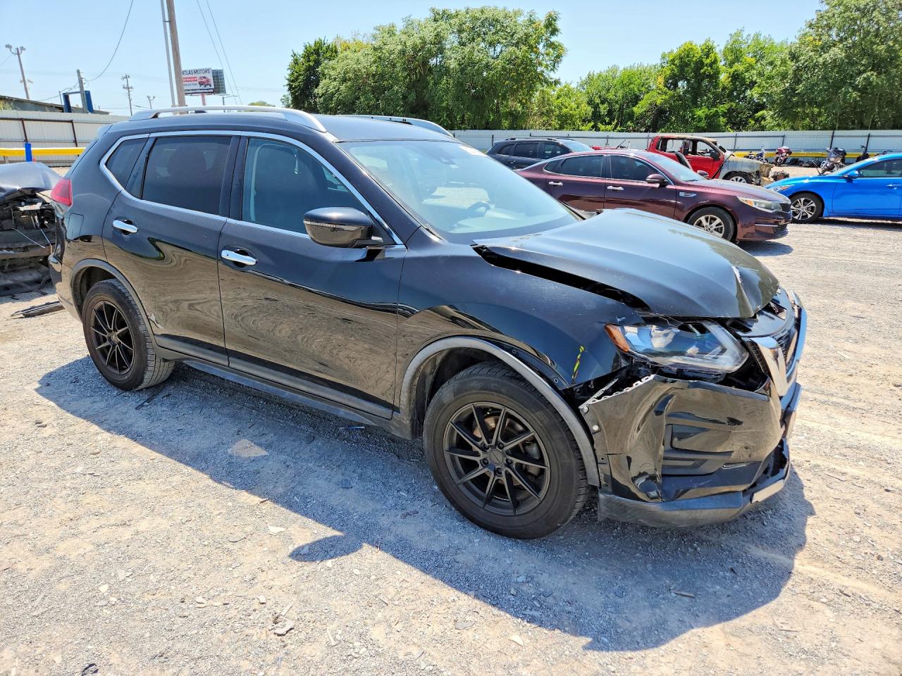 2019 Nissan Rogue Black vin: KNMAT2MV2KP519672