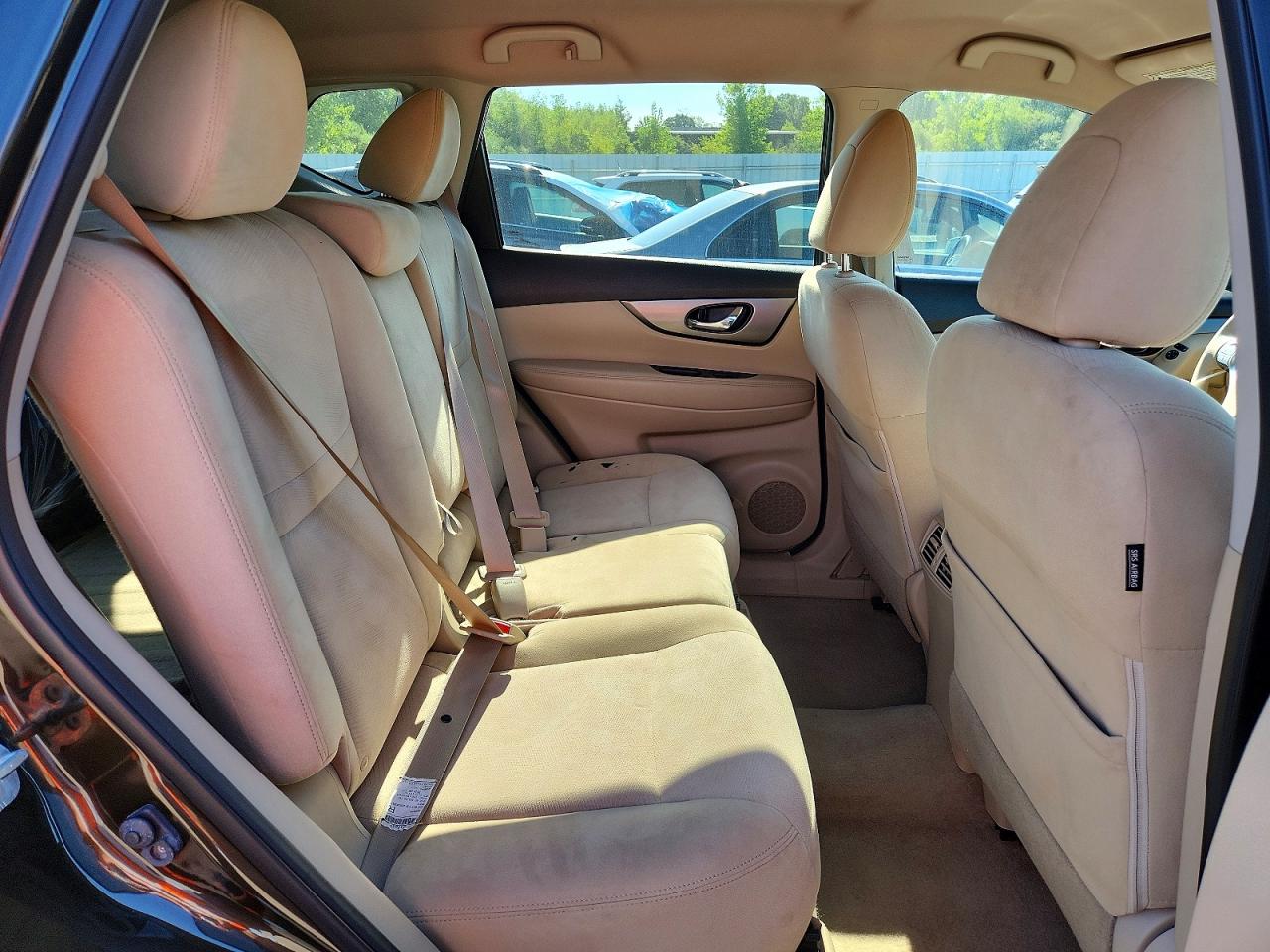 2015 Nissan Rogue Sv Green vin: KNMAT2MV3FP504345