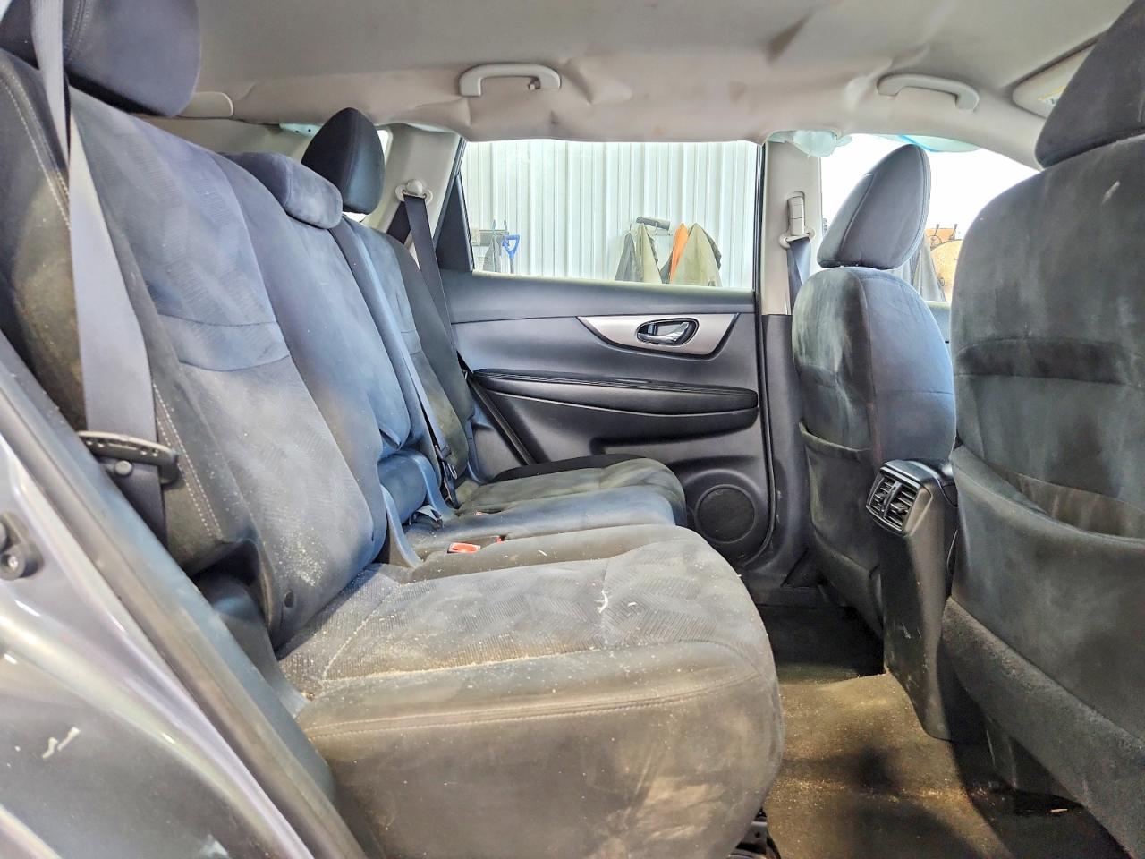 2015 Nissan Rogue Sv Gray vin: KNMAT2MV3FP508881