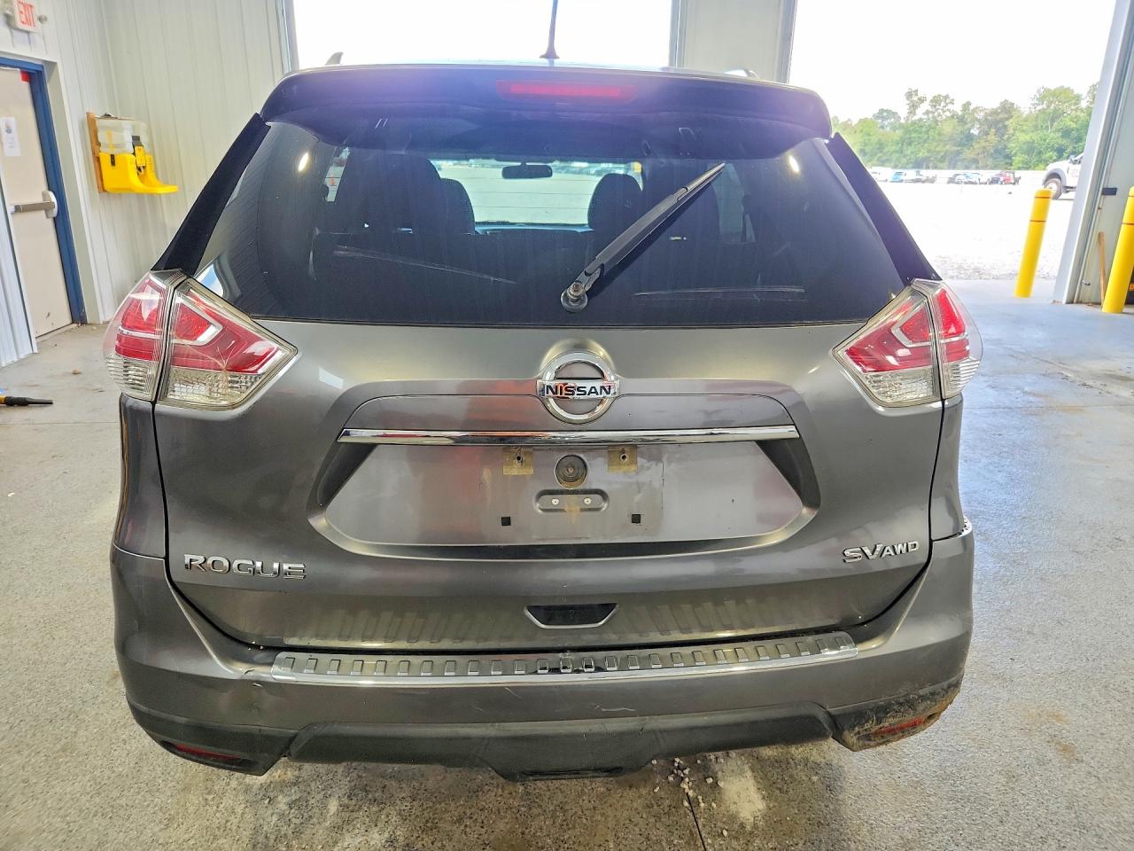 2015 Nissan Rogue Sv Gray vin: KNMAT2MV3FP508881