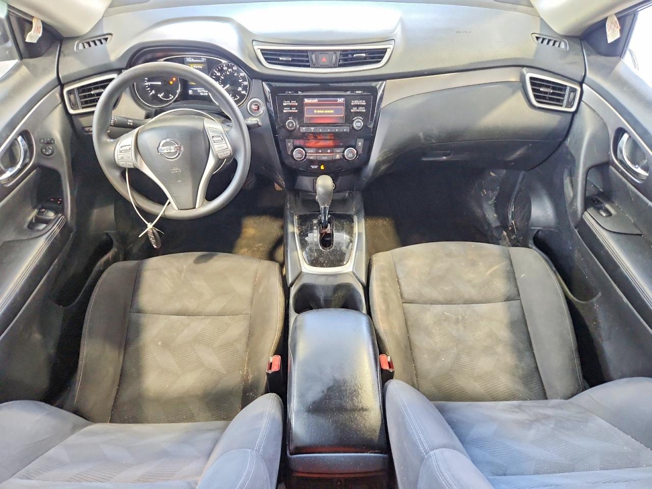 2015 Nissan Rogue Sv Gray vin: KNMAT2MV3FP508881