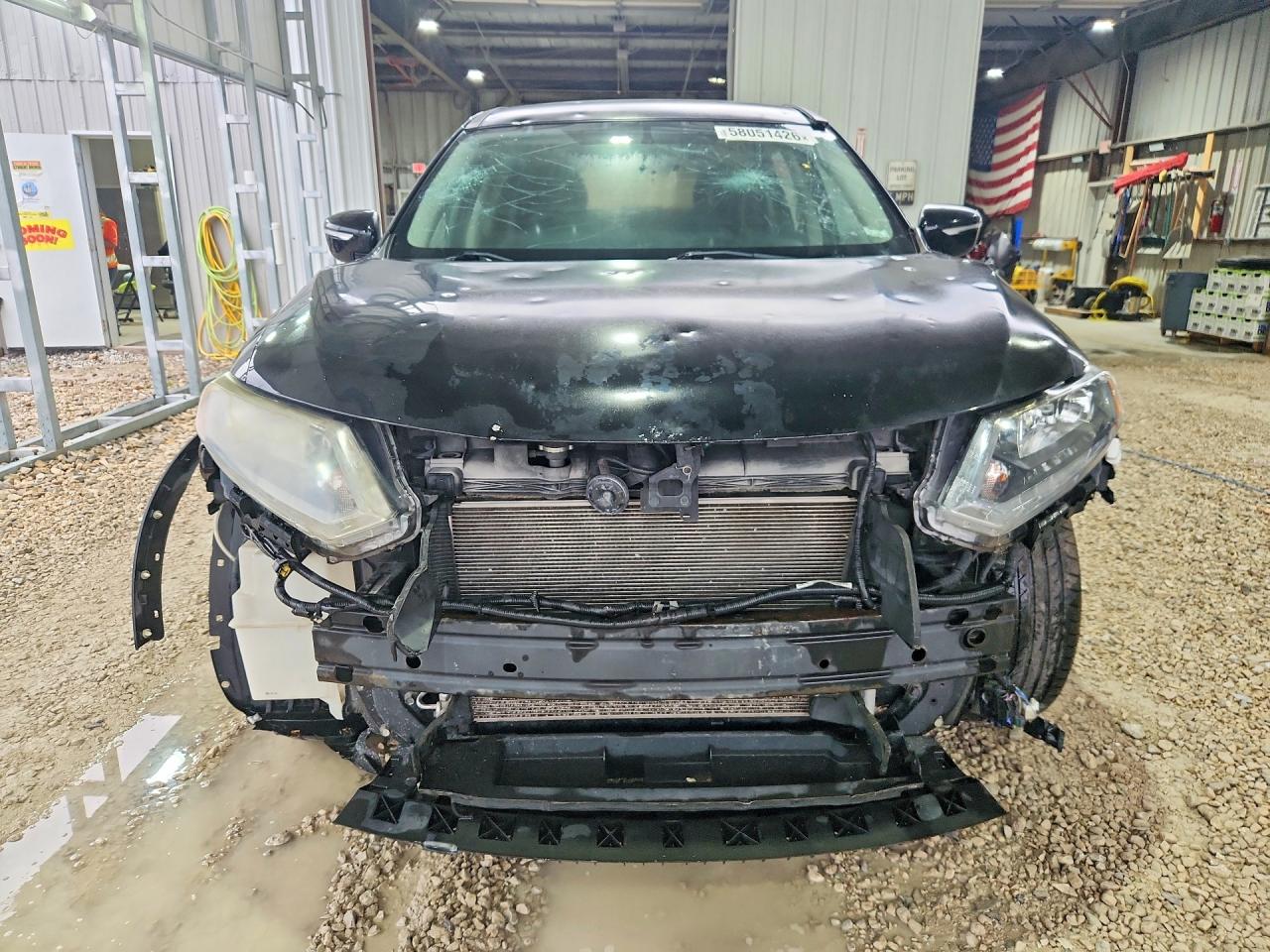 2015 Nissan Rogue S Black vin: KNMAT2MV3FP515880