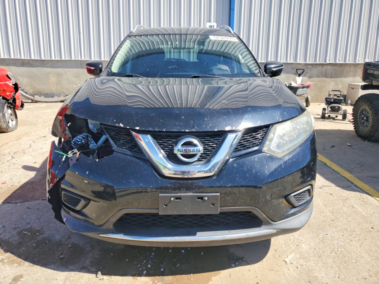2015 Nissan Rogue Sv Black vin: KNMAT2MV3FP517080