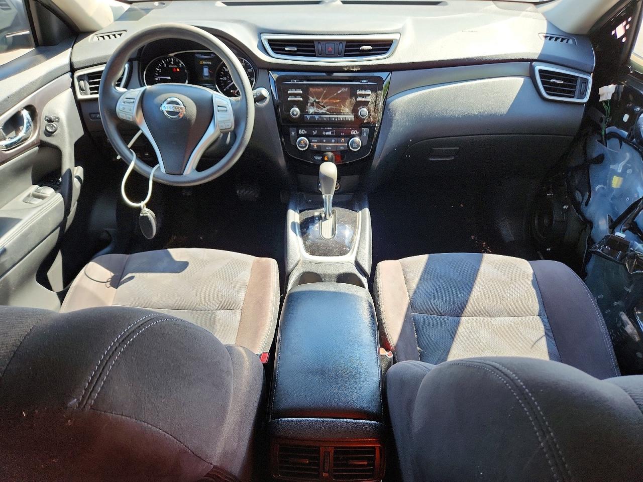 2015 Nissan Rogue Sv Black vin: KNMAT2MV3FP522568