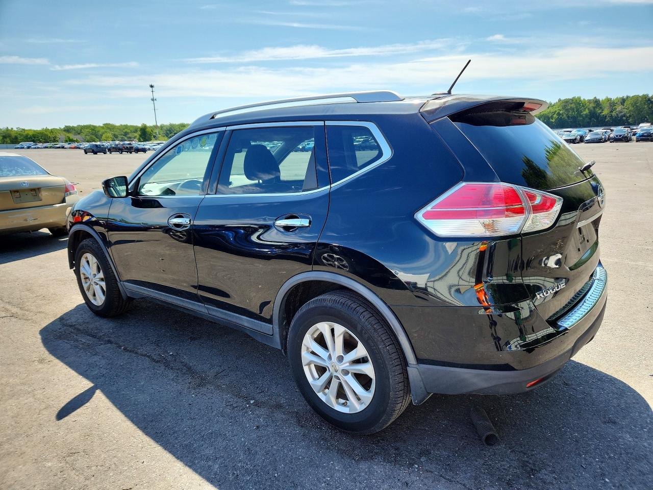 2015 Nissan Rogue Sv Black vin: KNMAT2MV3FP522568