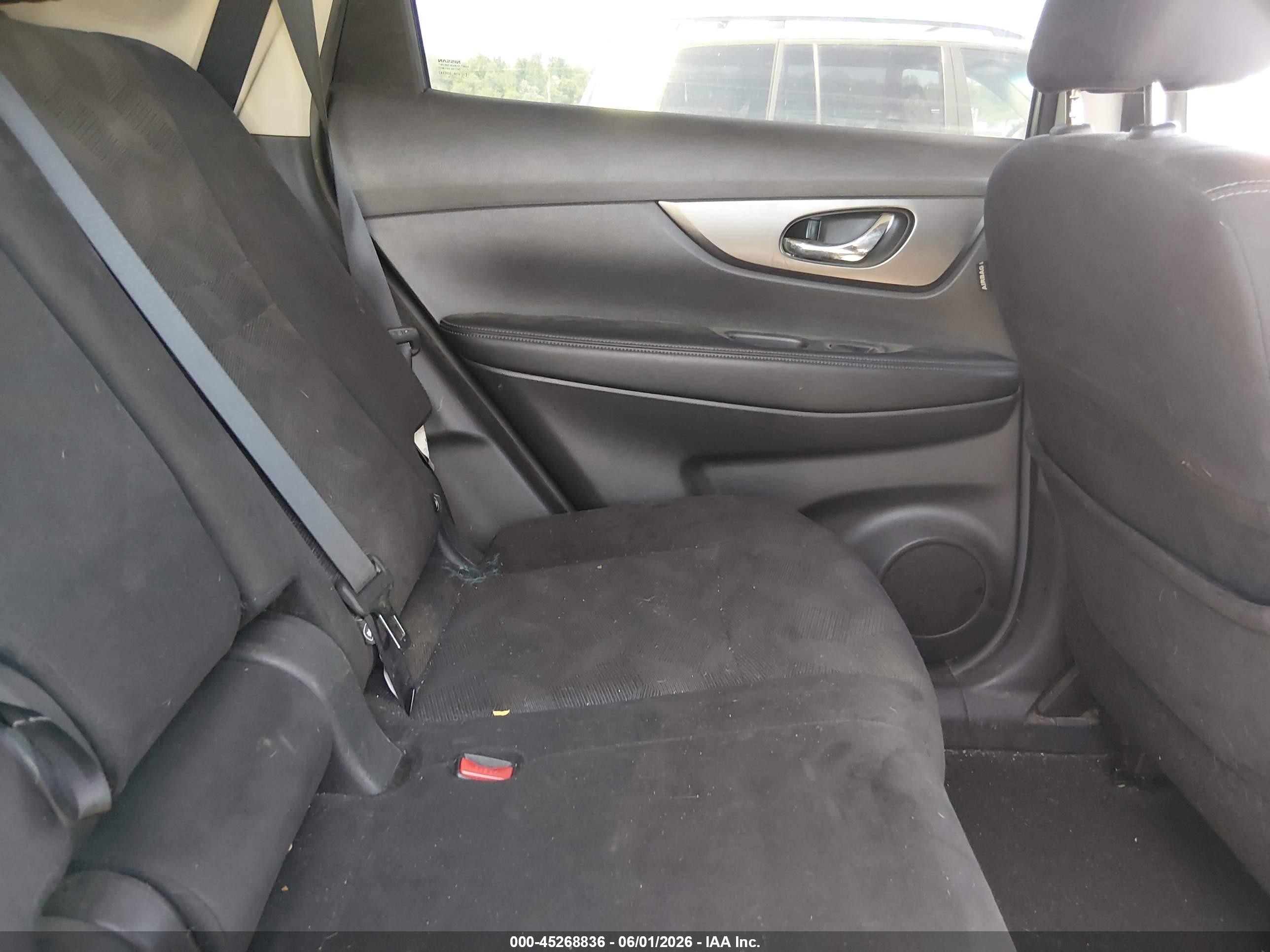 2015 Nissan Rogue Sv Gray vin: KNMAT2MV3FP524434