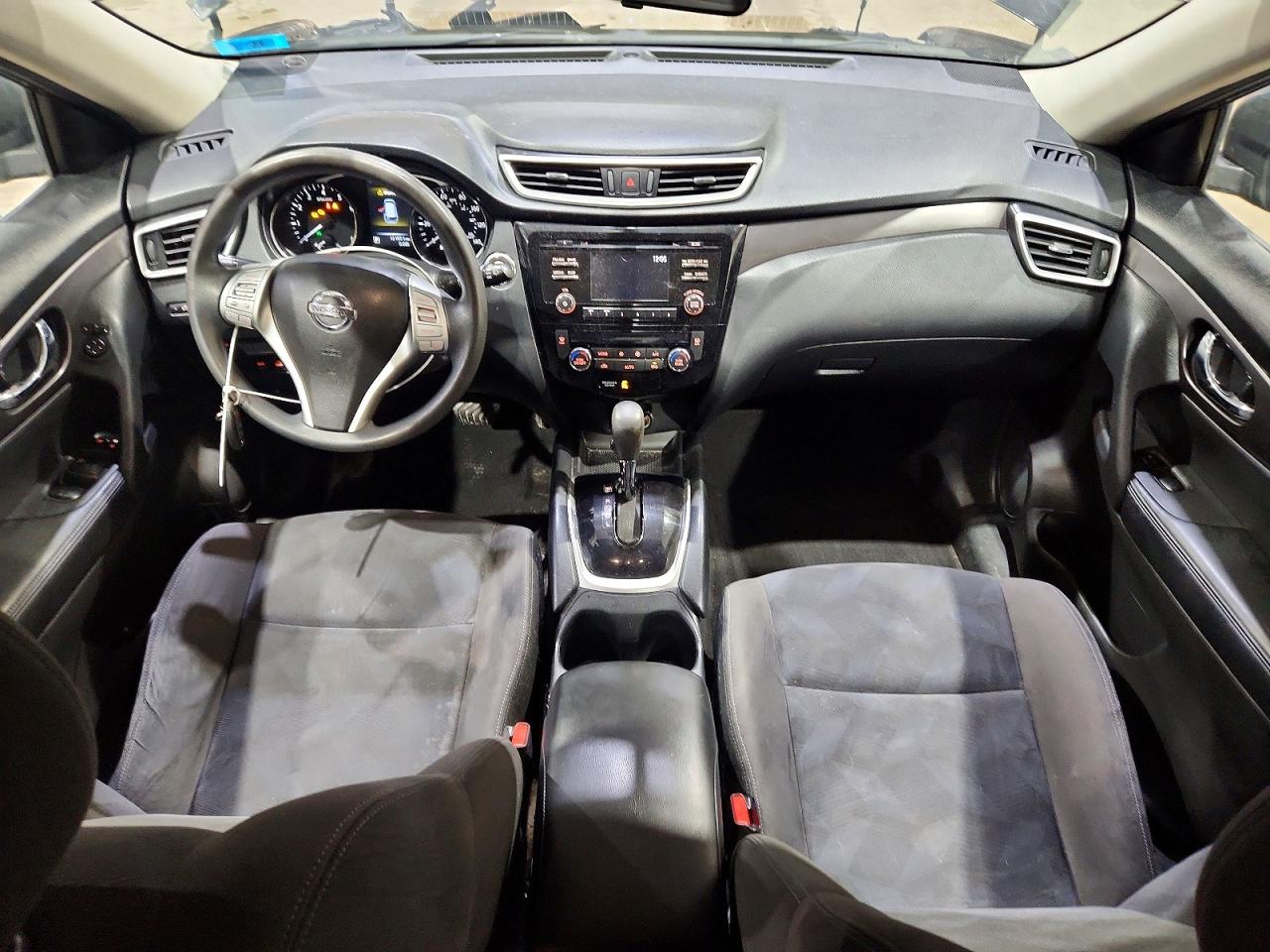2015 Nissan Rogue Sv Black vin: KNMAT2MV3FP525423