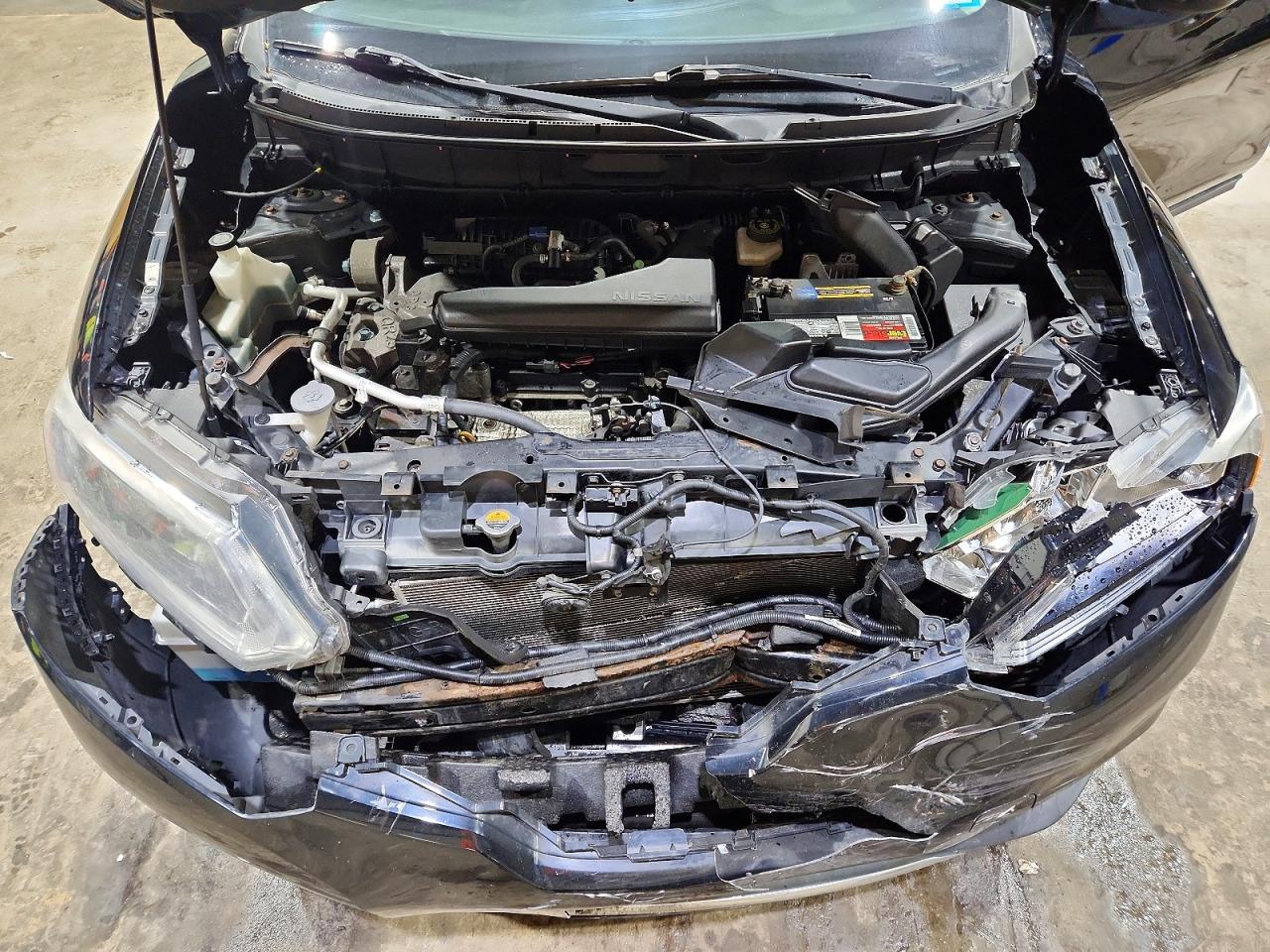 2015 Nissan Rogue Sv Black vin: KNMAT2MV3FP525423
