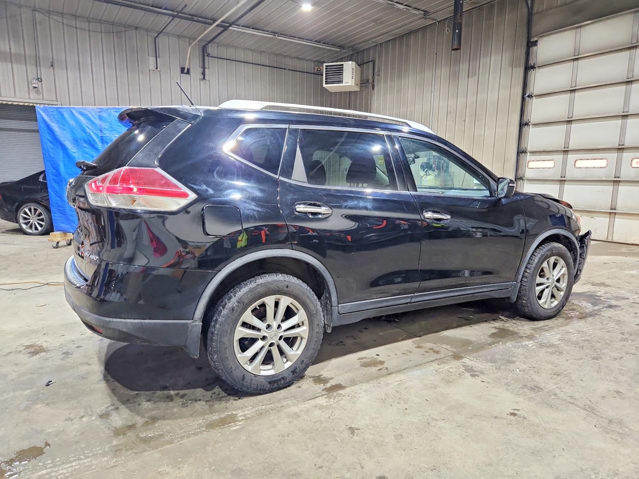 2015 Nissan Rogue Sv Black vin: KNMAT2MV3FP525423