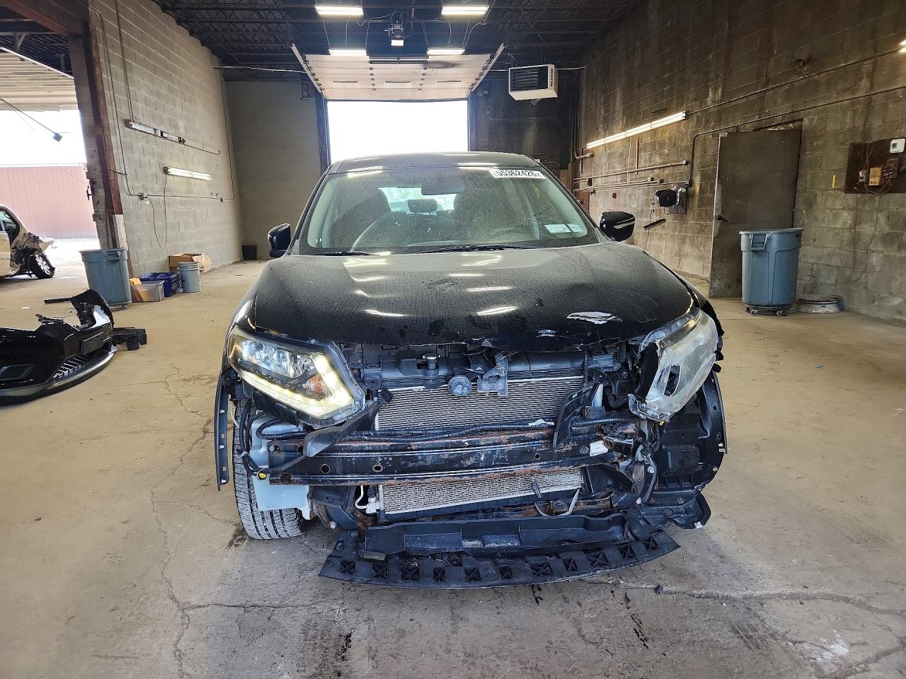 2015 Nissan Rogue S Black vin: KNMAT2MV3FP526684