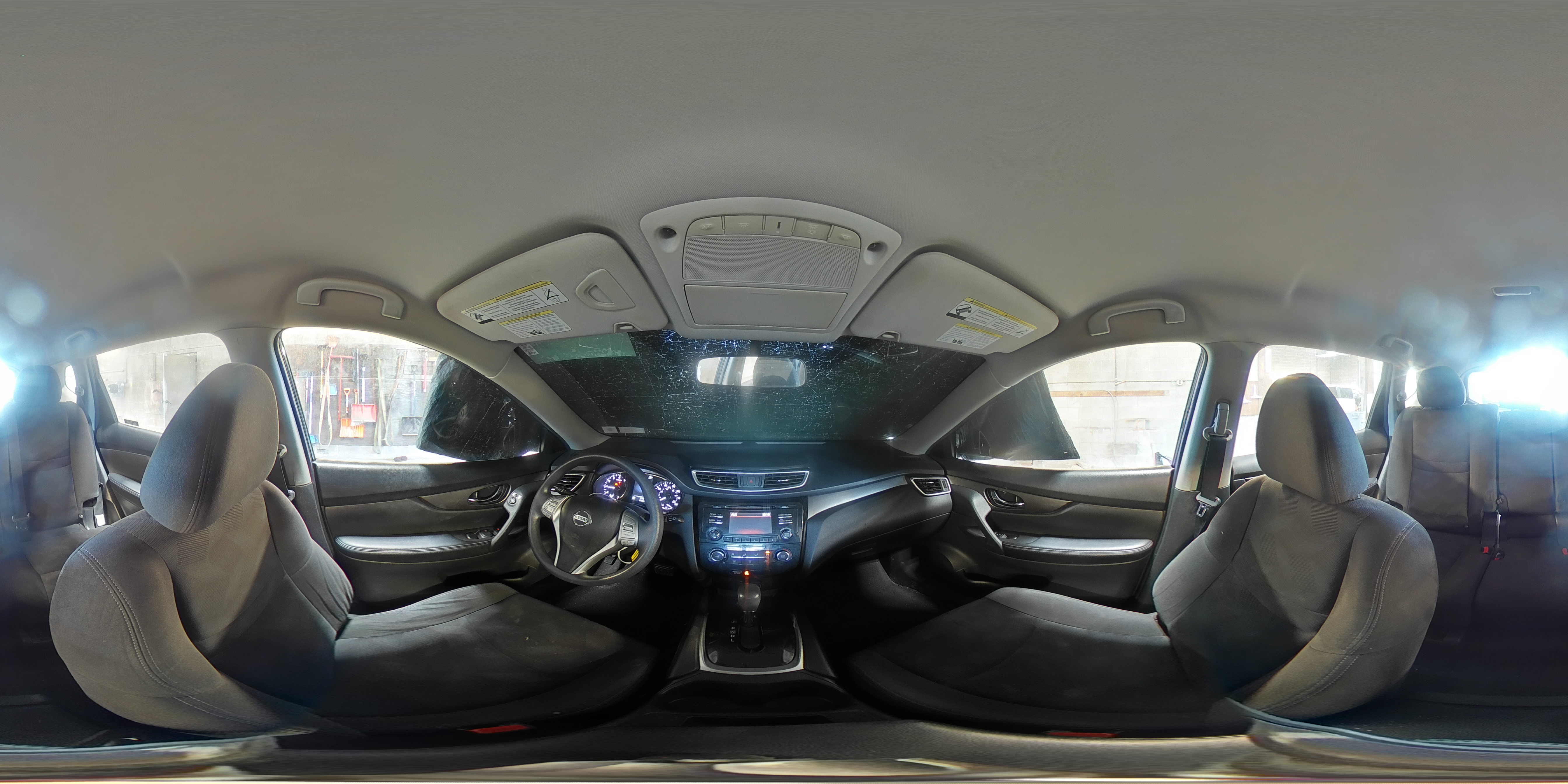 2015 Nissan Rogue S Black vin: KNMAT2MV3FP526684
