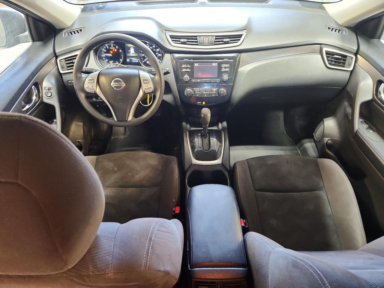 2015 Nissan Rogue S Black vin: KNMAT2MV3FP526684