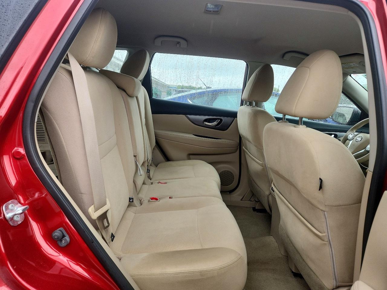 2015 Nissan Rogue S Burgundy vin: KNMAT2MV3FP537877